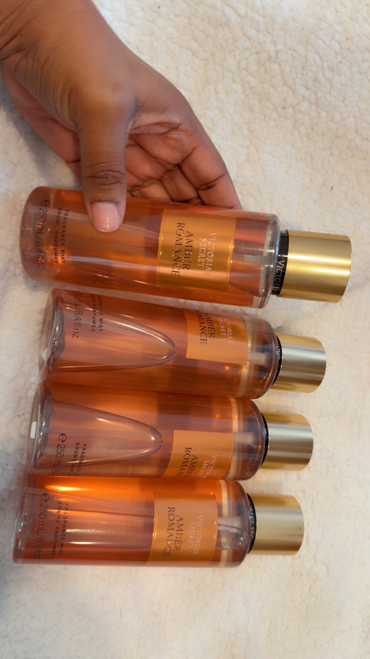 Amber Romance – Deep Amber & Sugar Kiss Body Mist (250ml)