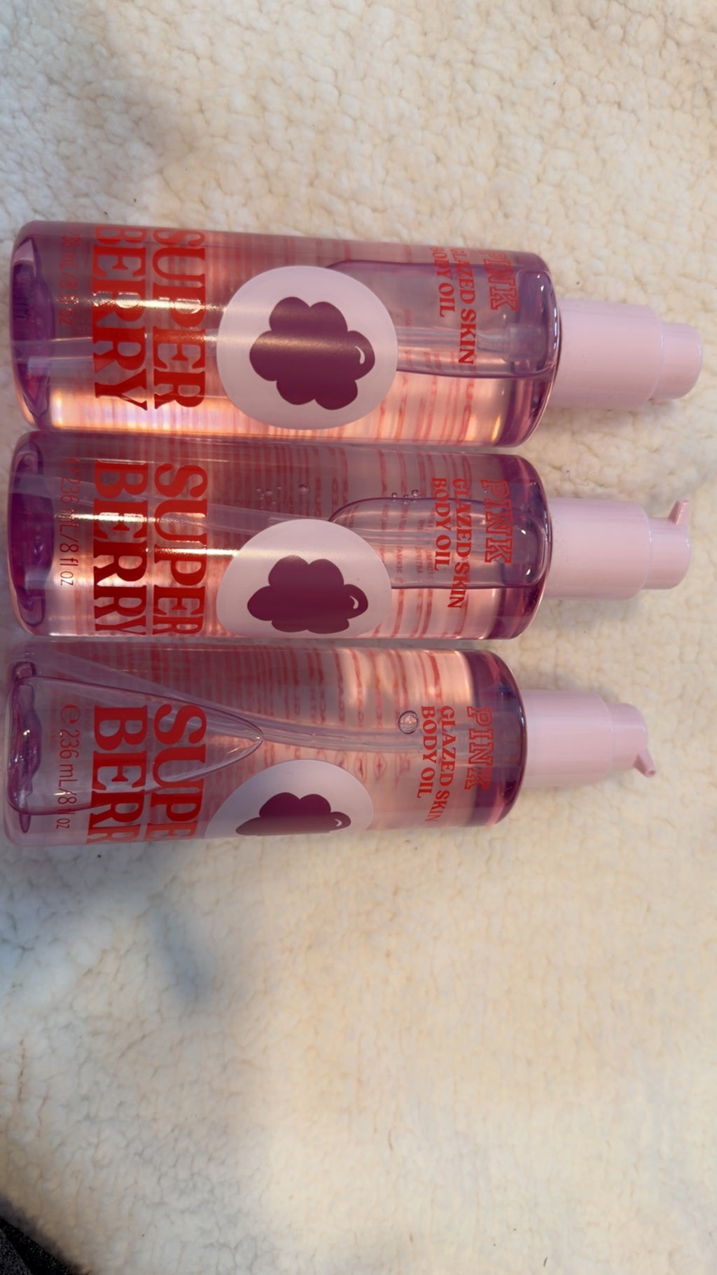 Victoria’s Secret PINK Super Berry Glazed Skin Body Oil