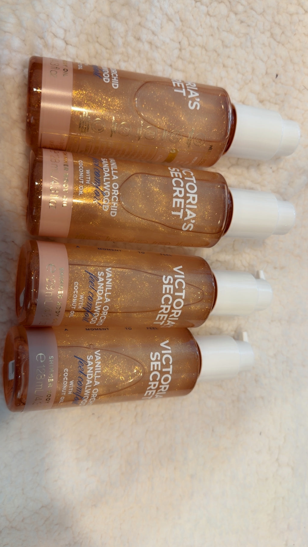 Vanilla Orchid & Sandalwood – Shimmer Glow Body Oil (128ml)