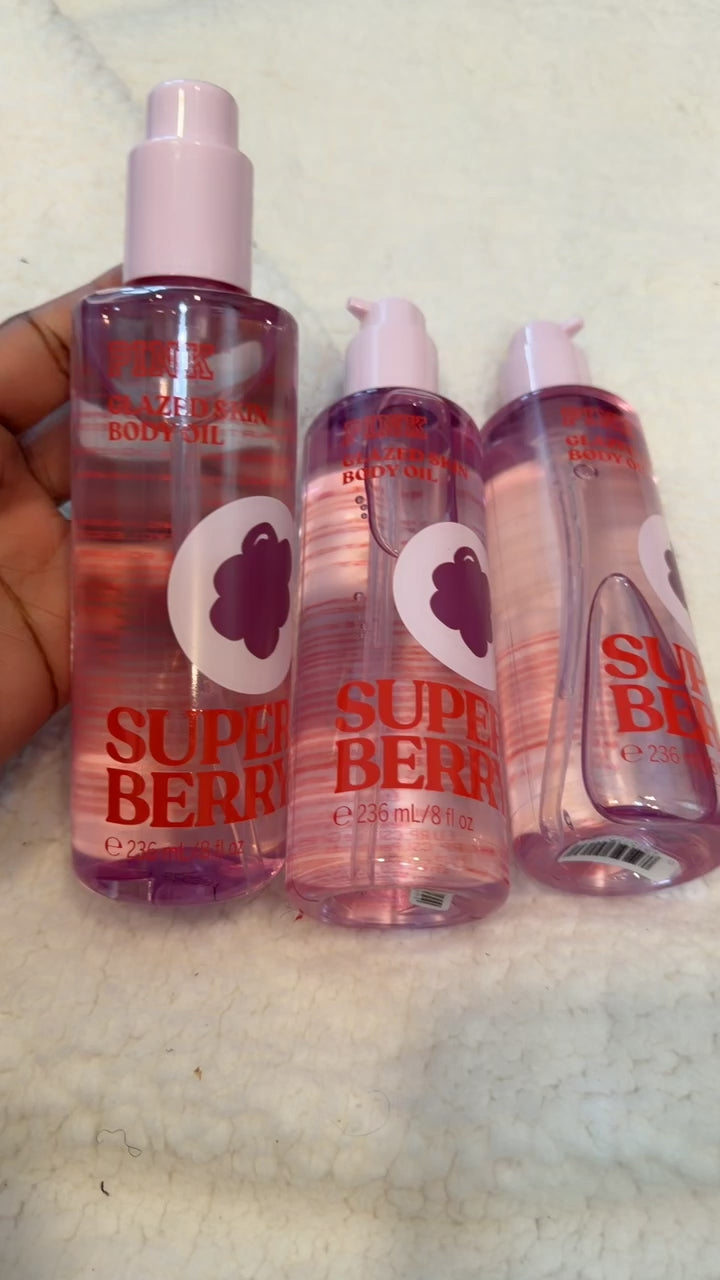 Victoria’s Secret PINK Super Berry Glazed Skin Body Oil