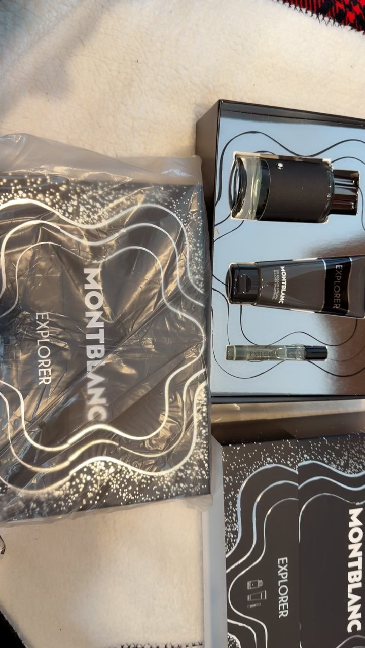 Montblanc Explorer – Luxury Men’s Fragrance Gift Set (3-Piece Set)
