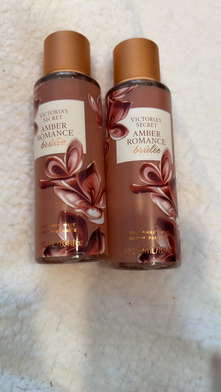 Amber Romance Brûlée – Warm Caramel Amber Luxe Body Mist (250ml)